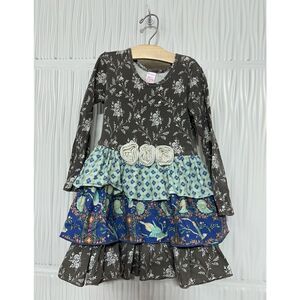 Giggle Moon Girls Cotton Tule Dress - Made in USA